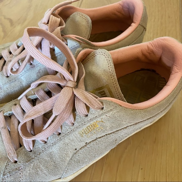 Puma Suede Classic Shine Women's Sneakers Pink US7.5 - Picture 4 of 6